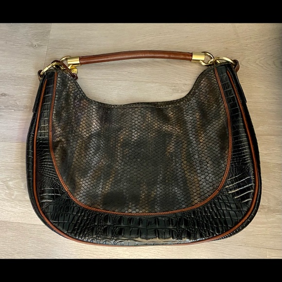 DESIGNED BY BRAHMIN!!!! Awesome Condition Shoulder Purse. 10 1/2 W X 15 L - Picture 6 of 6